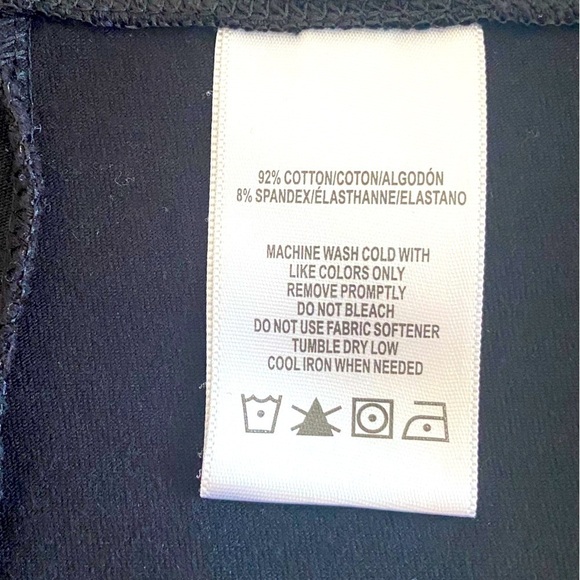 Marc New York performance designer leggings with open lattice front of legs L
C - Picture 5 of 8